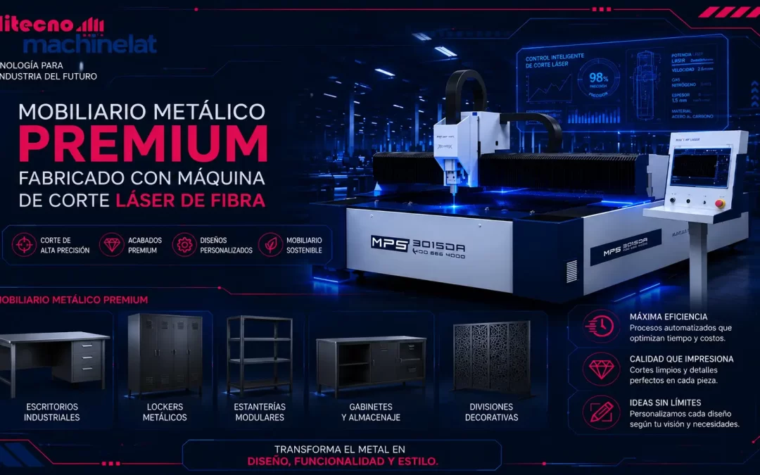 Cómo fabricar mobiliario metálico premium con acabados de alta precisión usando cortadoras de metal láser en Perú