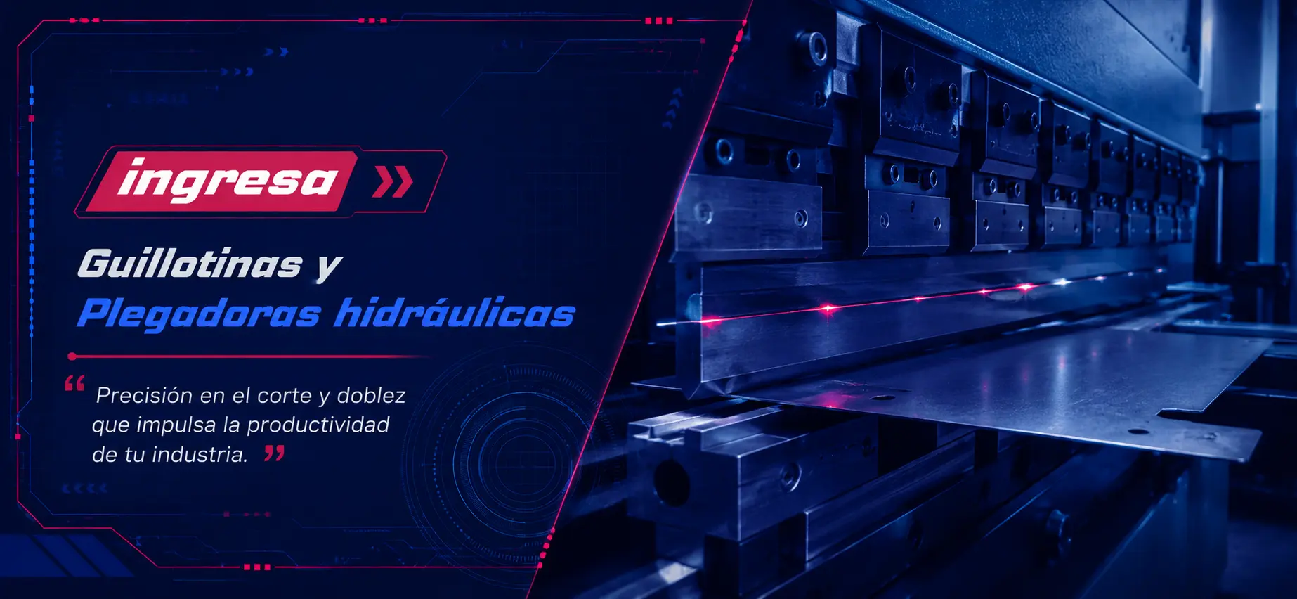 INGRESA maquinas de corte y doblez maquinas de corte y doblez de planchas metalicas